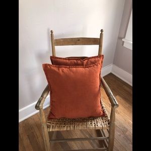 Burnt Orange Throw Pillows